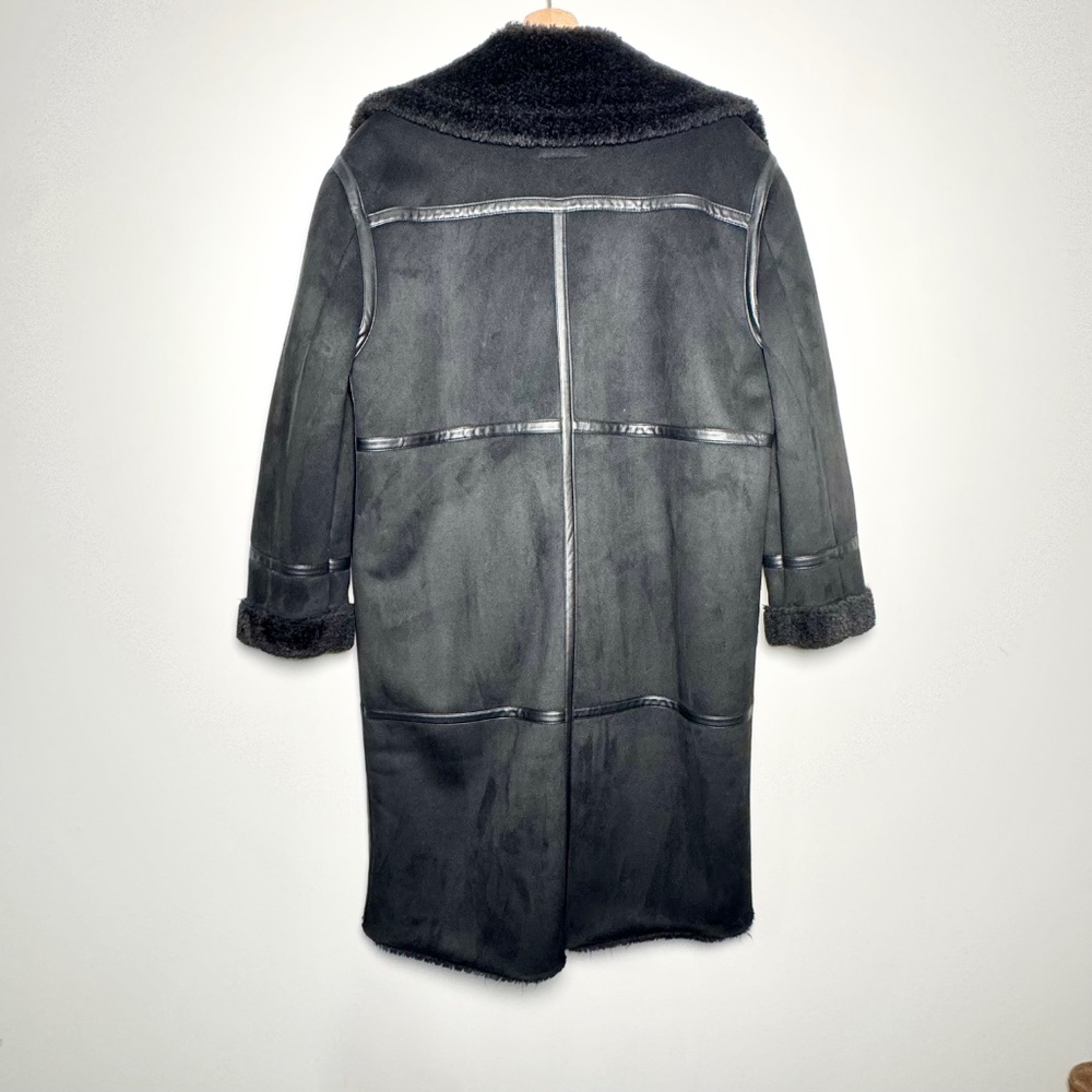 Avec Les Filles Black Pea Coat - Picture 7 of 9